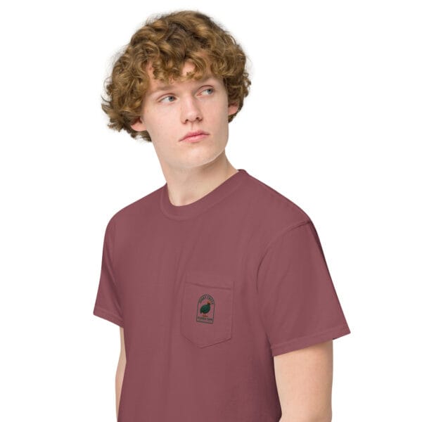 Dinky Creek Unisex garment-dyed pocket t-shirt - Image 5