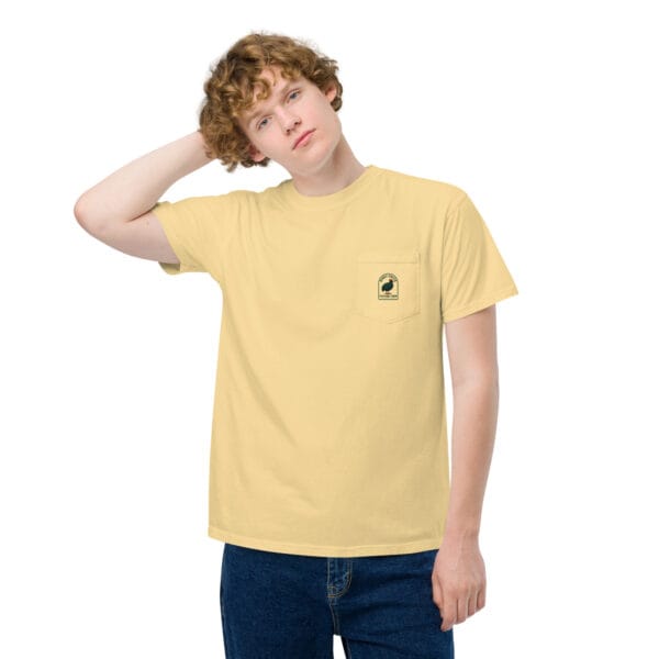 Dinky Creek Unisex garment-dyed pocket t-shirt - Image 24