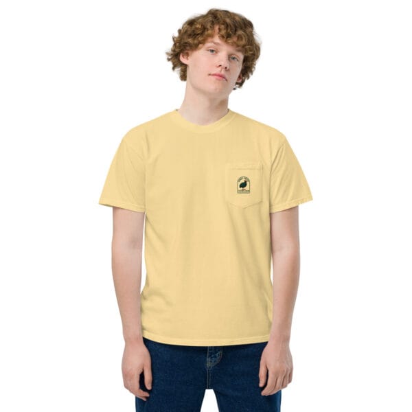 Dinky Creek Unisex garment-dyed pocket t-shirt - Image 22