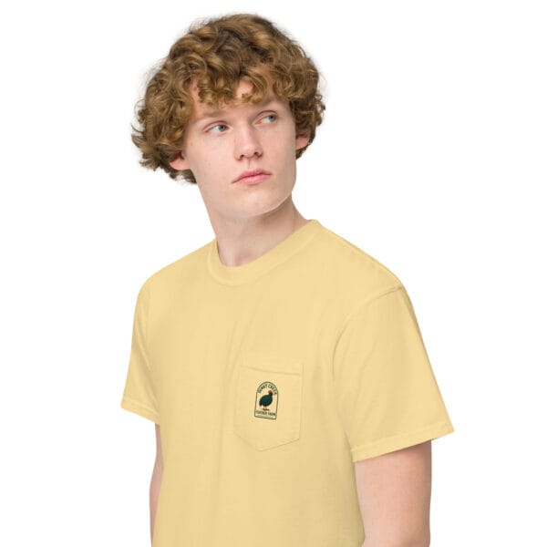 Dinky Creek Unisex garment-dyed pocket t-shirt - Image 25