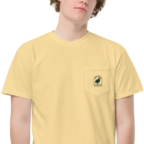 Dinky Creek Unisex garment-dyed pocket t-shirt - Image 23