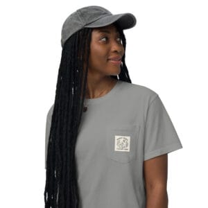 Dinky Creek Unisex garment-dyed pocket t-shirt