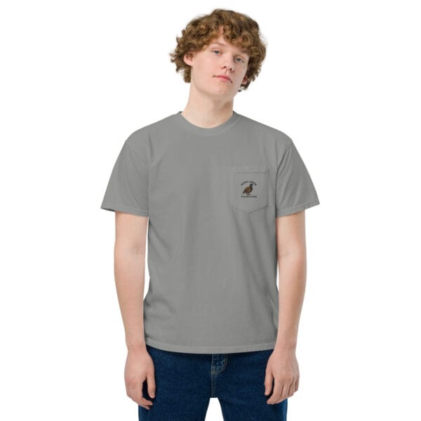 Dinky Creek Unisex garment-dyed pocket t-shirt - Image 2