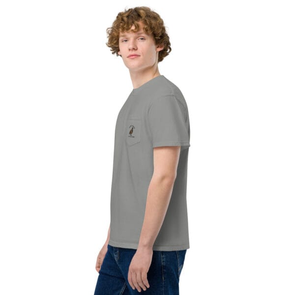 Dinky Creek Unisex garment-dyed pocket t-shirt - Image 6