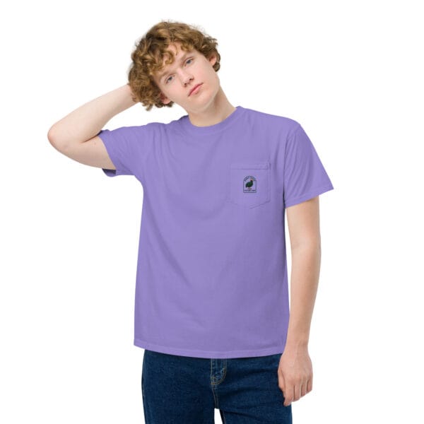 Dinky Creek Unisex garment-dyed pocket t-shirt - Image 19