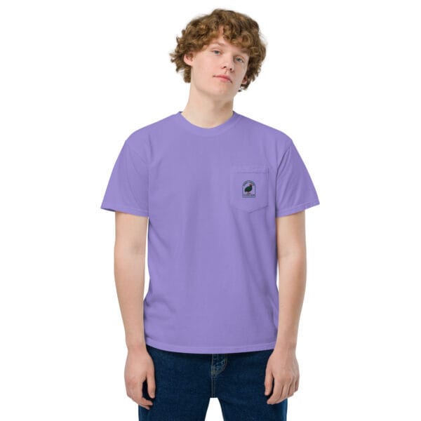 Dinky Creek Unisex garment-dyed pocket t-shirt - Image 17