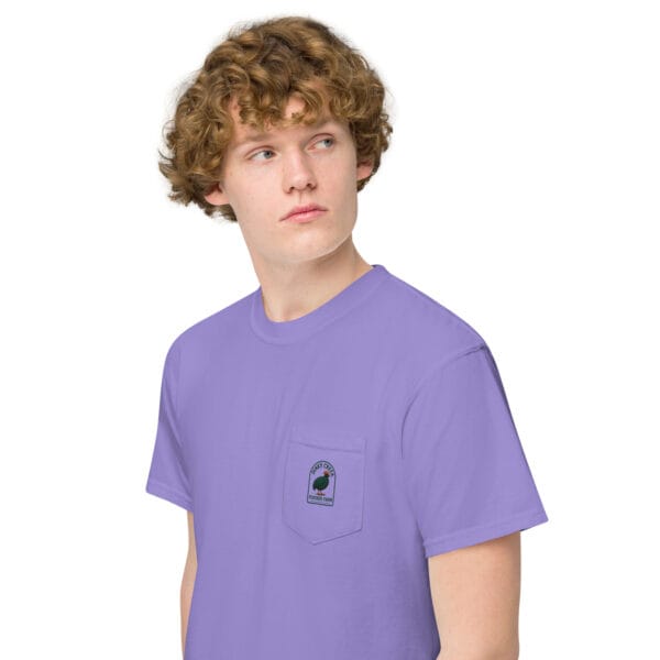 Dinky Creek Unisex garment-dyed pocket t-shirt - Image 20