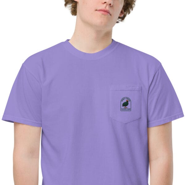 Dinky Creek Unisex garment-dyed pocket t-shirt - Image 18