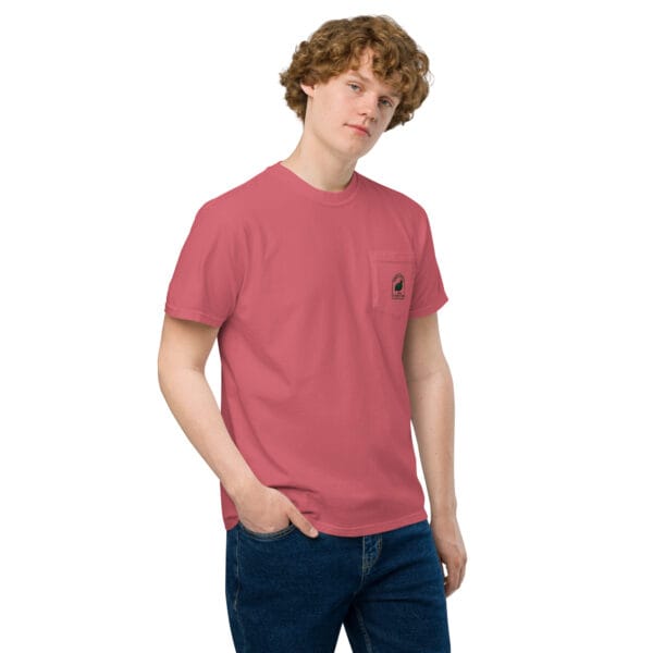 Dinky Creek Unisex garment-dyed pocket t-shirt - Image 11