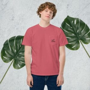 Dinky Creek Unisex garment-dyed pocket t-shirt
