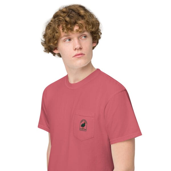 Dinky Creek Unisex garment-dyed pocket t-shirt - Image 10