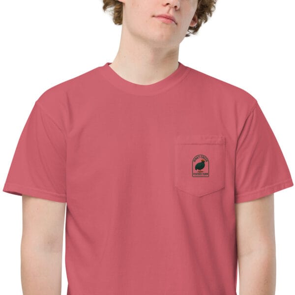 Dinky Creek Unisex garment-dyed pocket t-shirt - Image 8