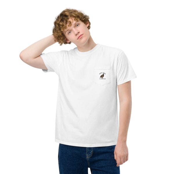Dinky Creek Unisex garment-dyed pocket t-shirt - Image 10