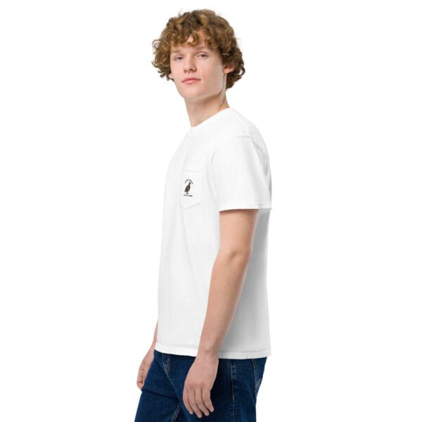 Dinky Creek Unisex garment-dyed pocket t-shirt - Image 11