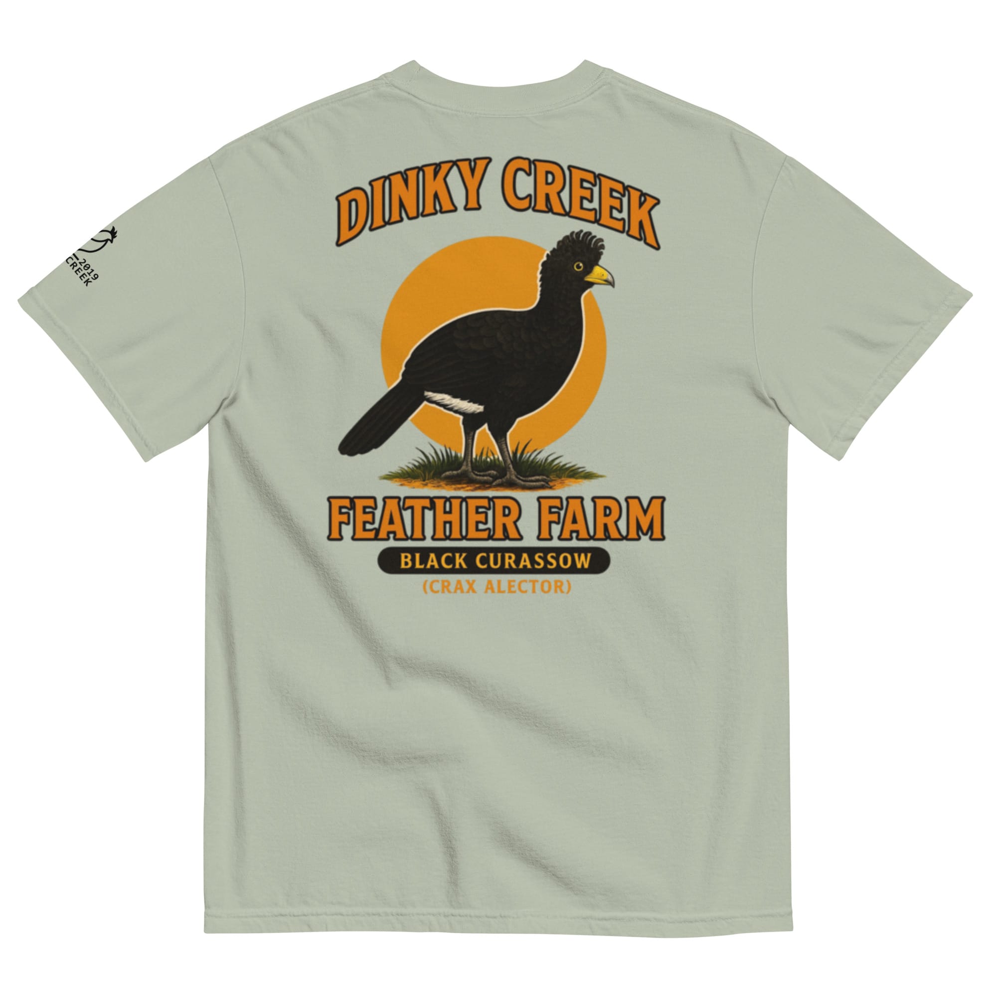 Dinky Creek Black Curassow Unisex garment-dyed heavyweight t-shirt - Image 15