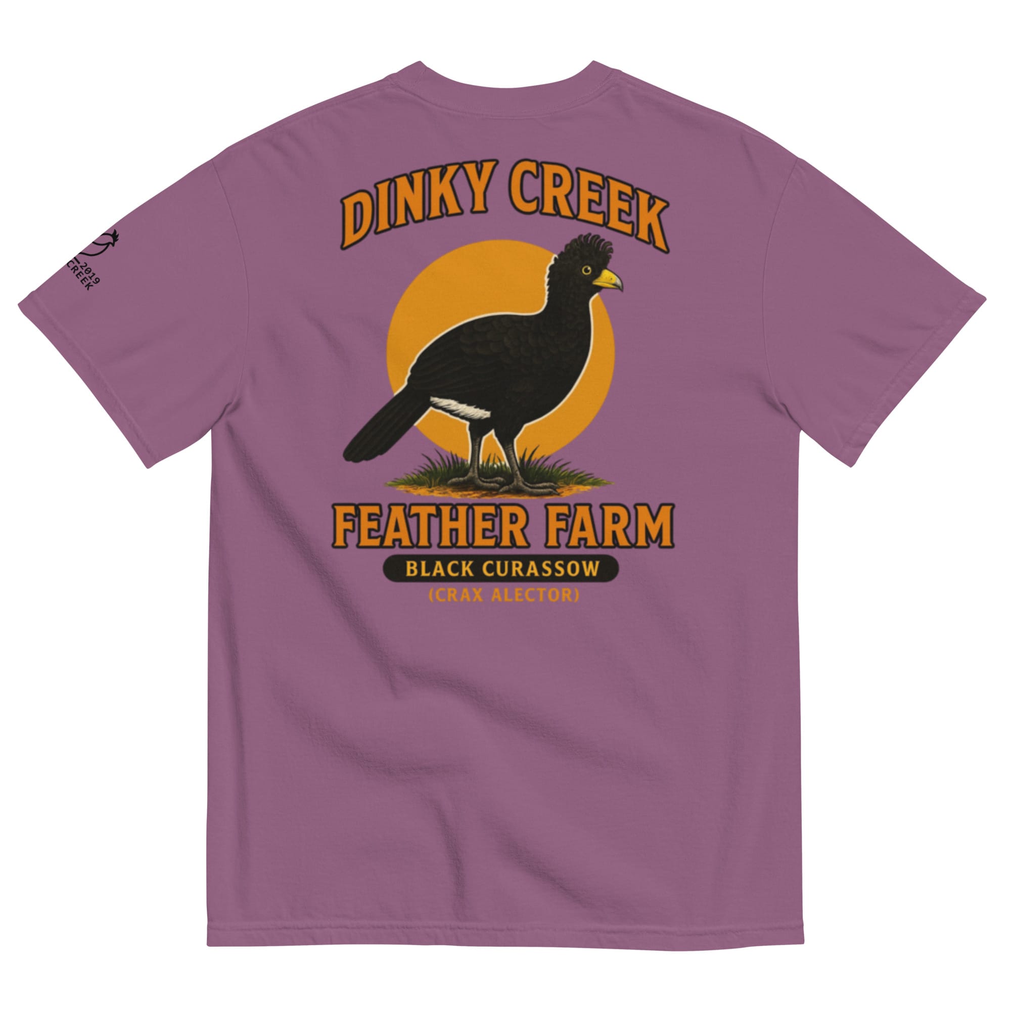 Dinky Creek Black Curassow Unisex garment-dyed heavyweight t-shirt - Image 4
