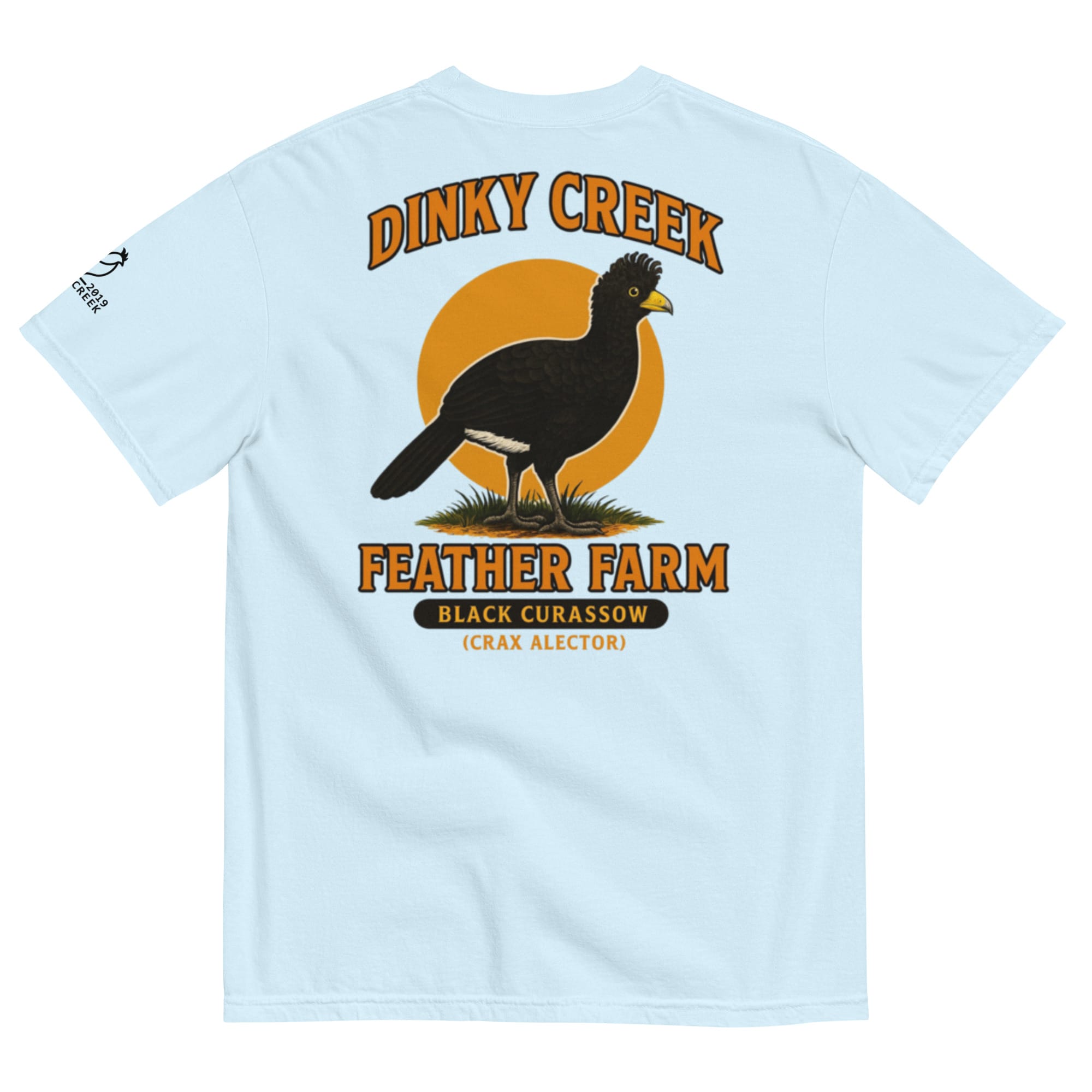 Dinky Creek Black Curassow Unisex garment-dyed heavyweight t-shirt - Image 17