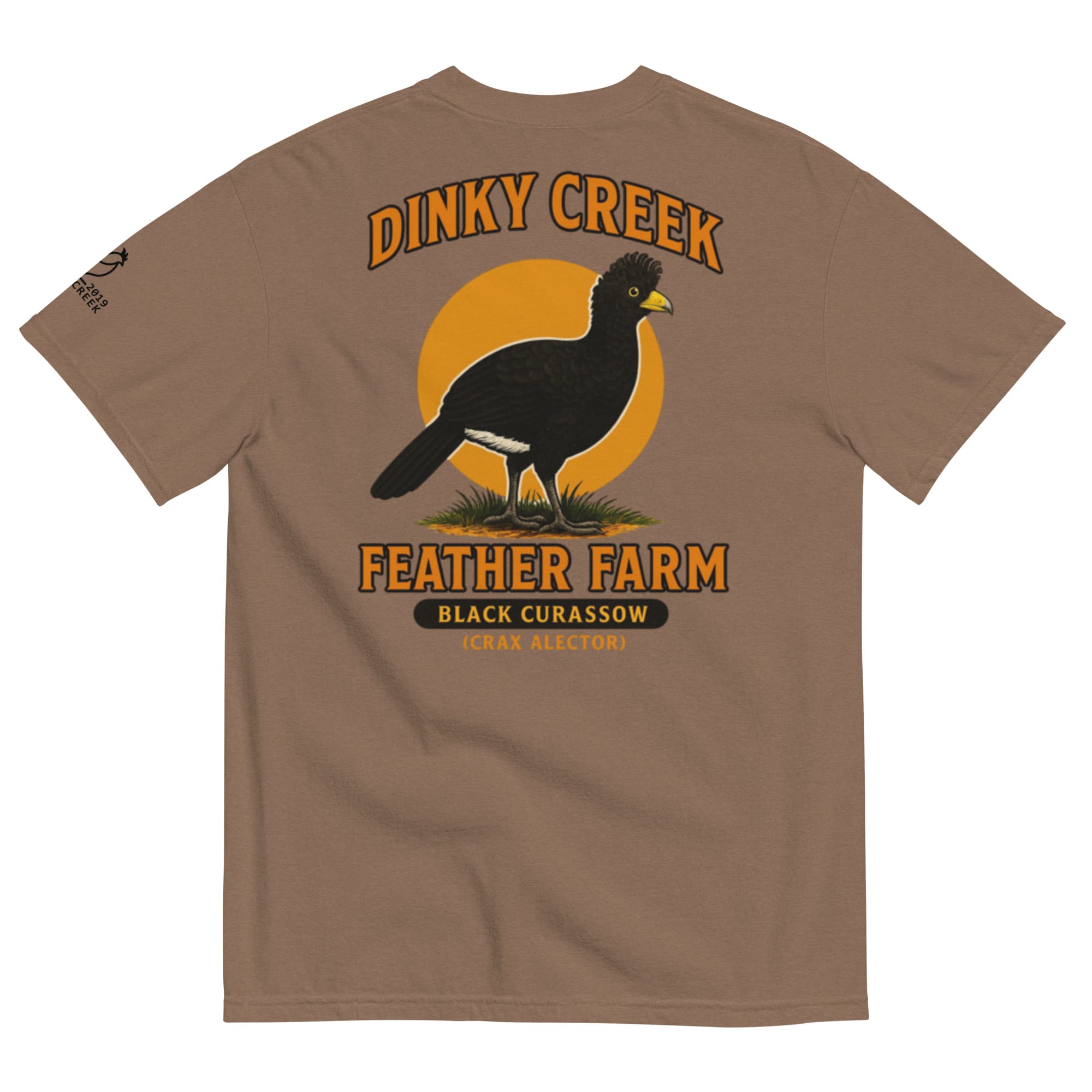 Dinky Creek Black Curassow Unisex garment-dyed heavyweight t-shirt - Image 9