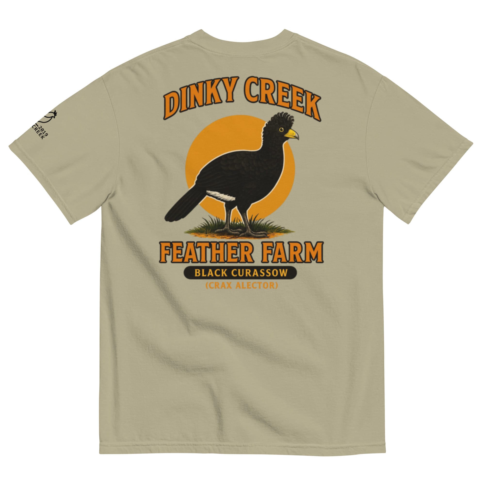 Dinky Creek Black Curassow Unisex garment-dyed heavyweight t-shirt - Image 14