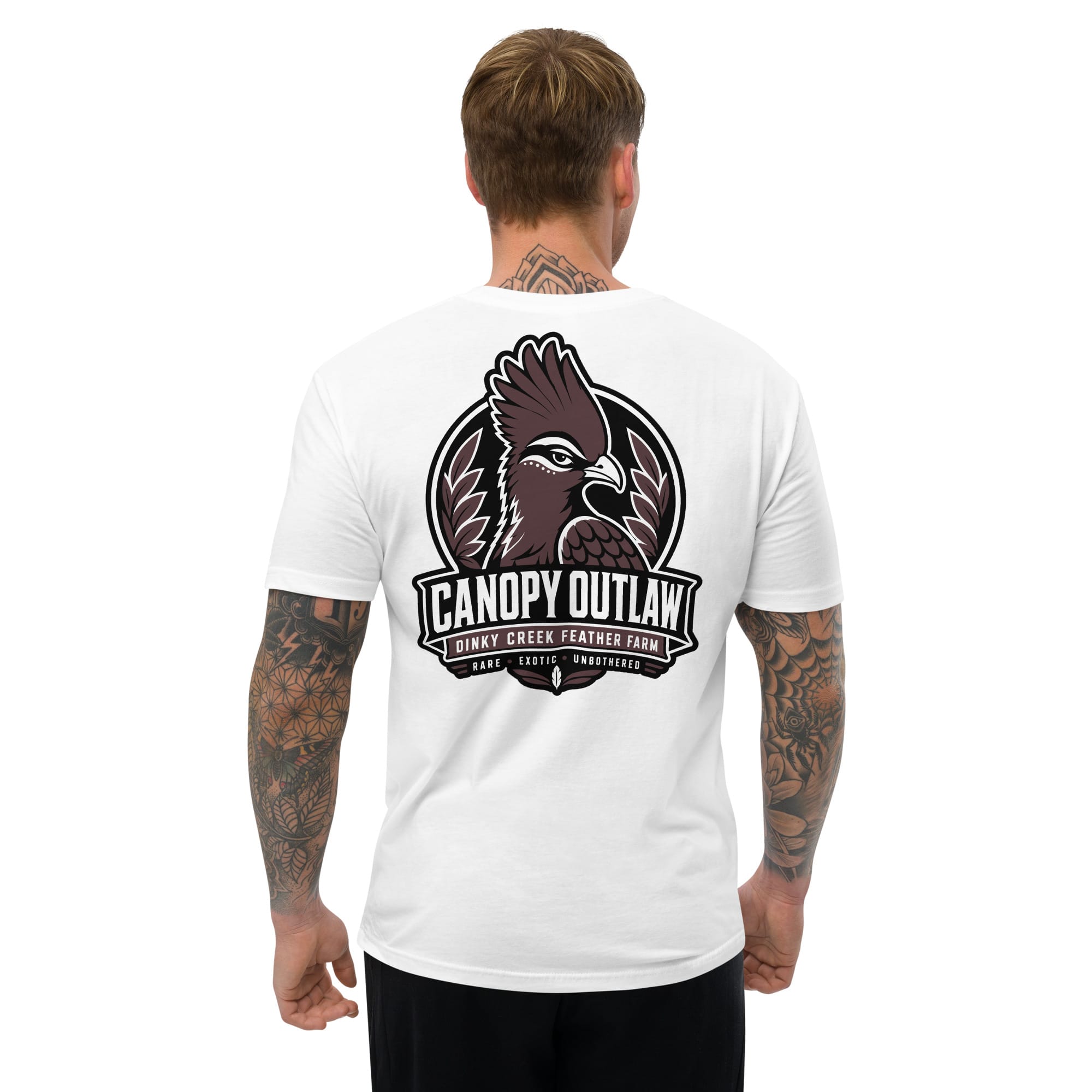 Dinky Creek Canopy Outlaw Form Fitting T Shirt - Image 4