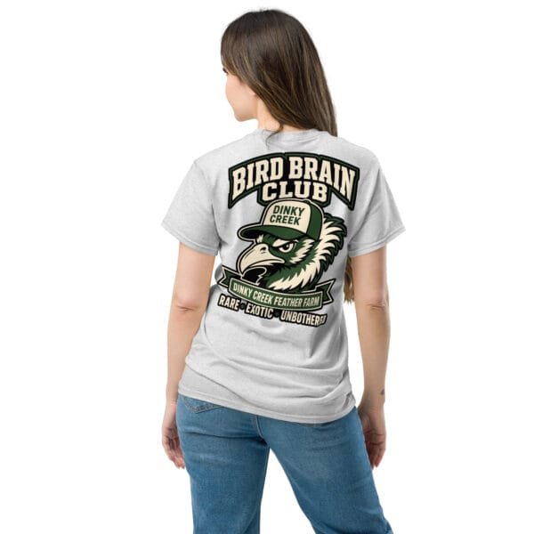Dinky Creek Bird Brain Club Unisex Gildan 5000 T Shirt