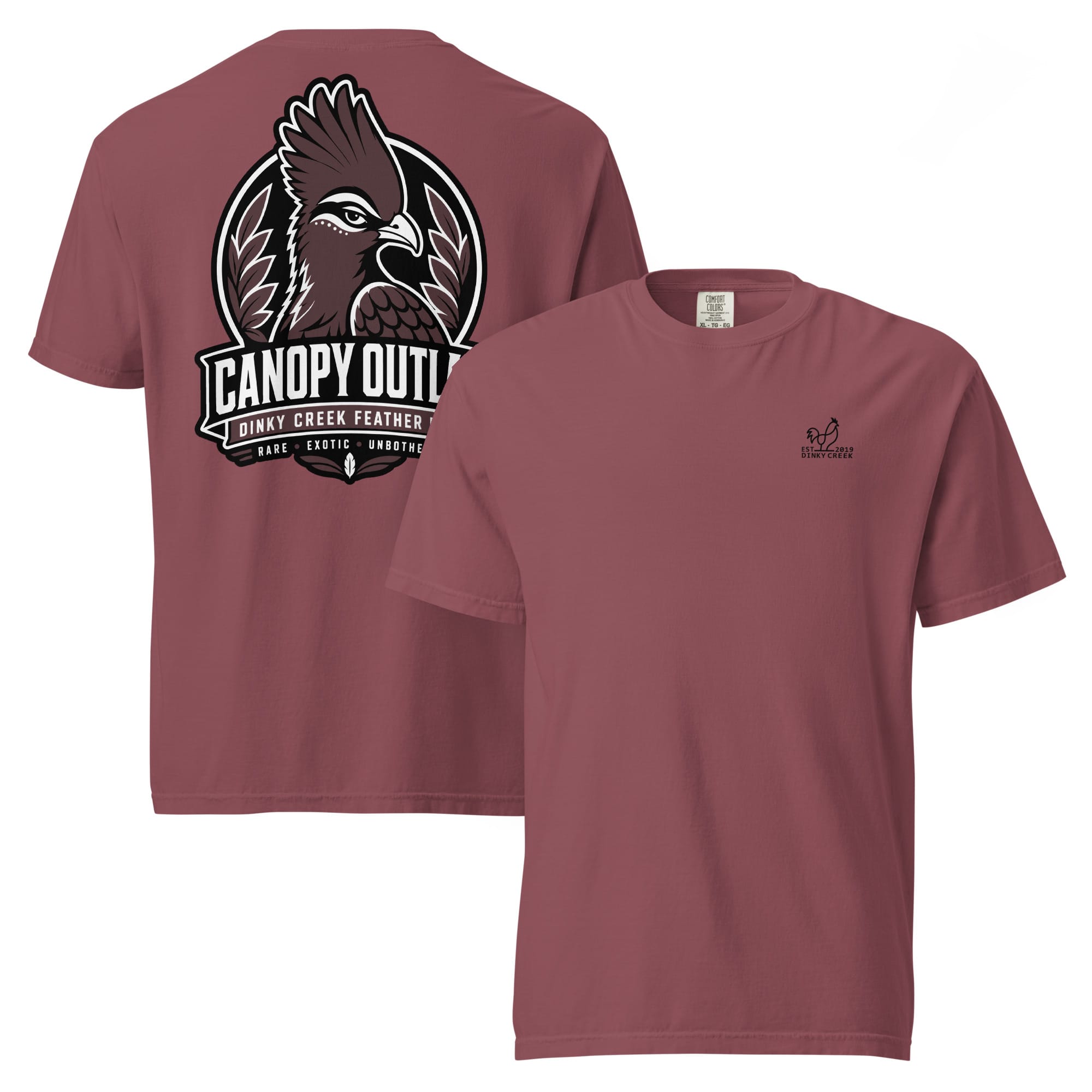 Dinky Creek Canopy Outlaw Comfort Colors T Shirt - Image 2