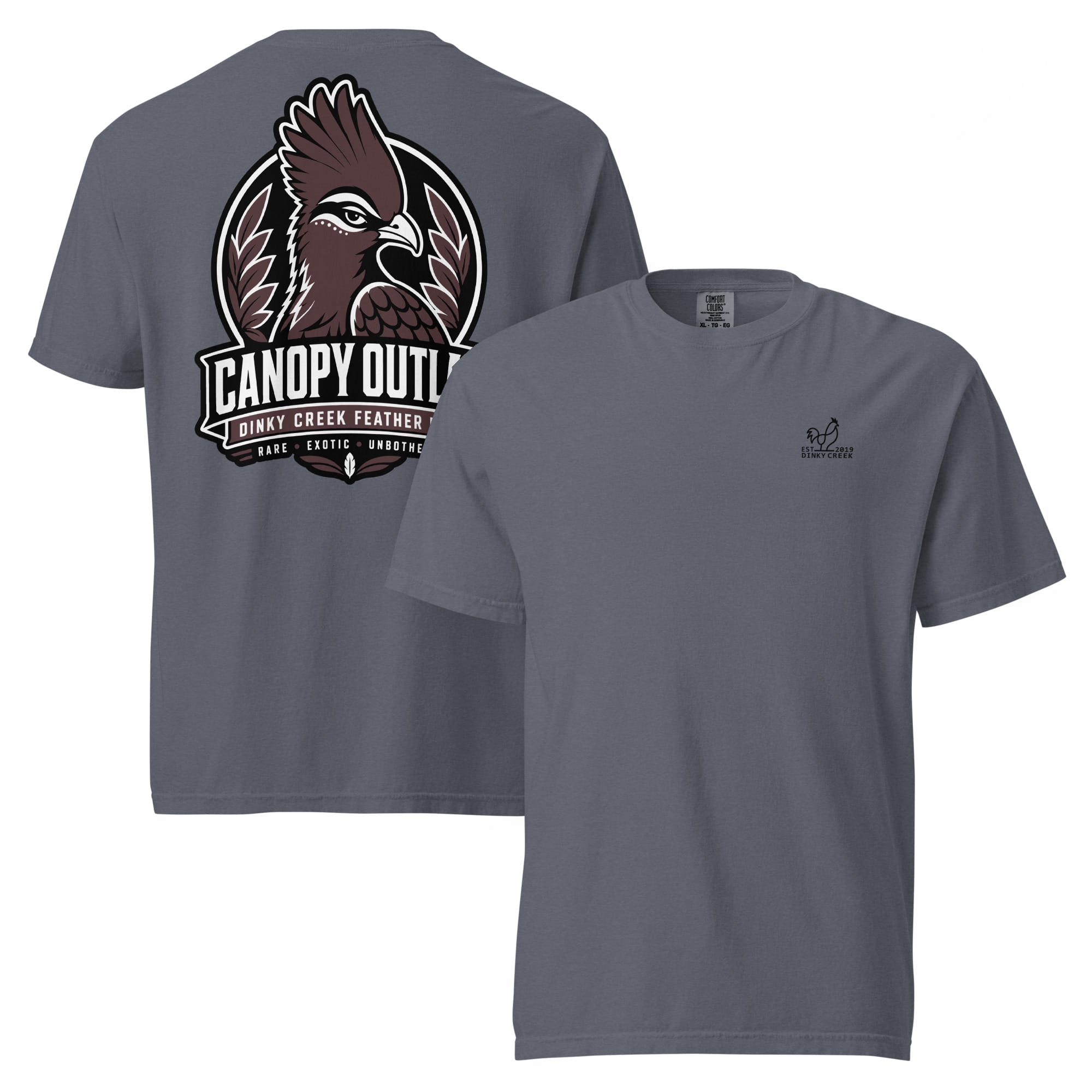 Dinky Creek Canopy Outlaw Comfort Colors T Shirt - Image 3