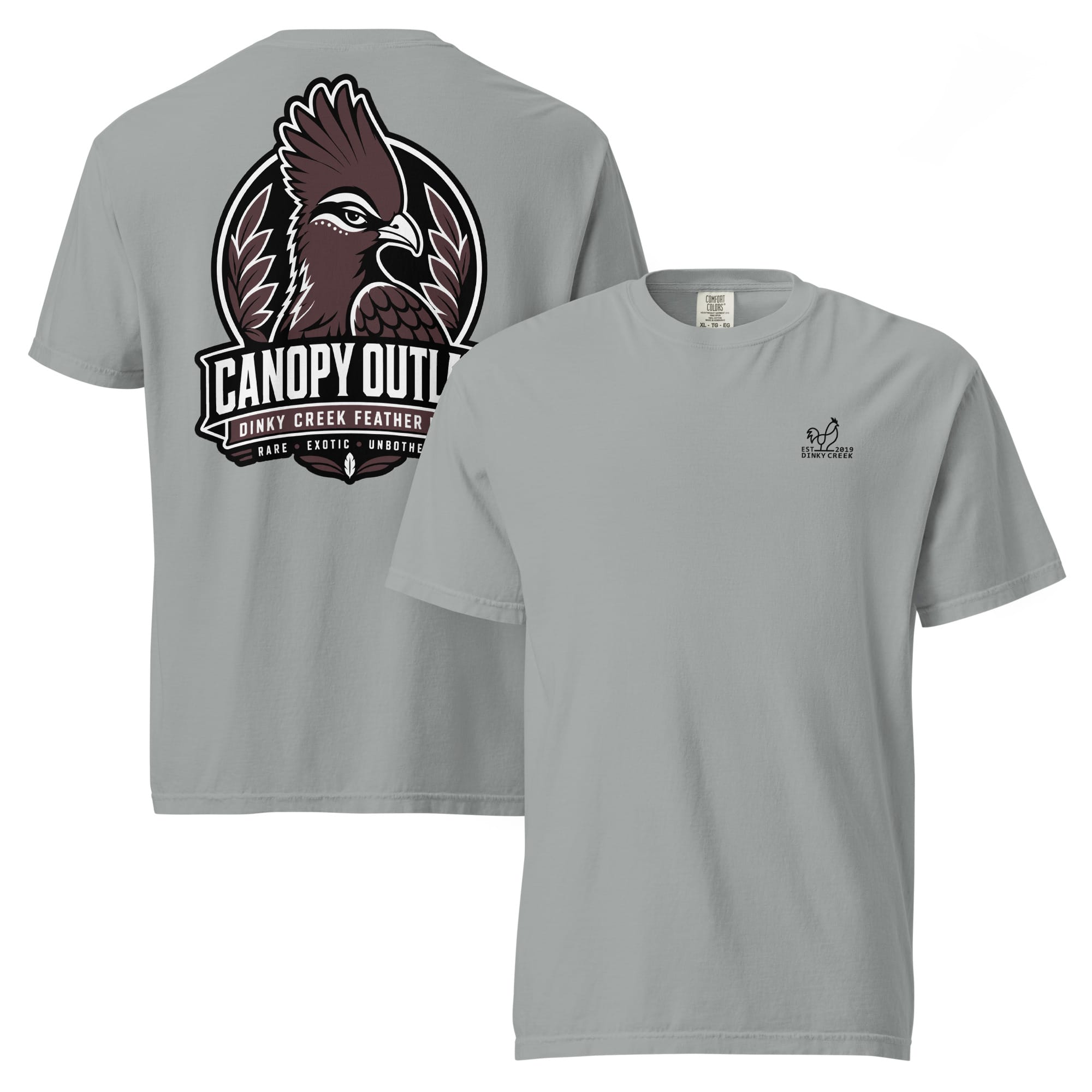 Dinky Creek Canopy Outlaw Comfort Colors T Shirt - Image 5