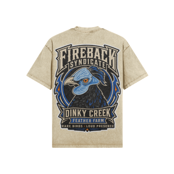 Fireback Syndicate Oversized Vintage Tee