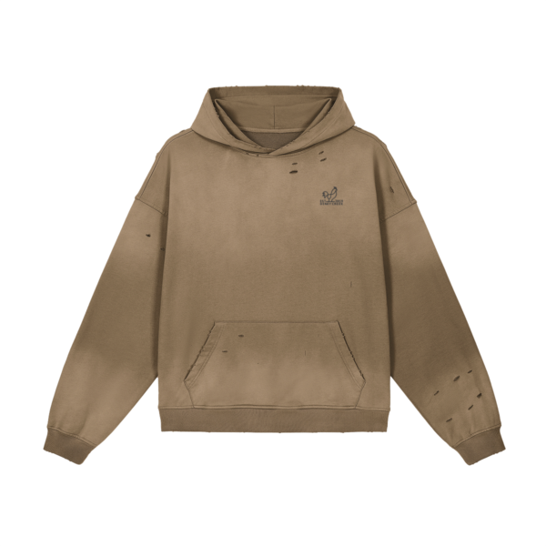 Embroidered Dinky Creek Distressed Hoody