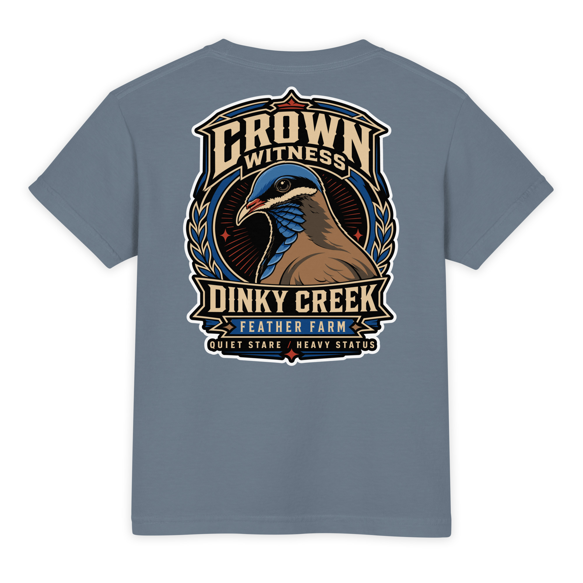 Crown Witness Youth Garment-Dyed Heavyweight T-Shirt - Comfort Colors 9018 - Image 5