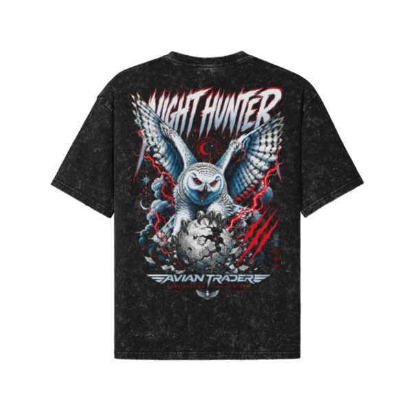AvianTrader Night Hunter Oversized Vintage Tee