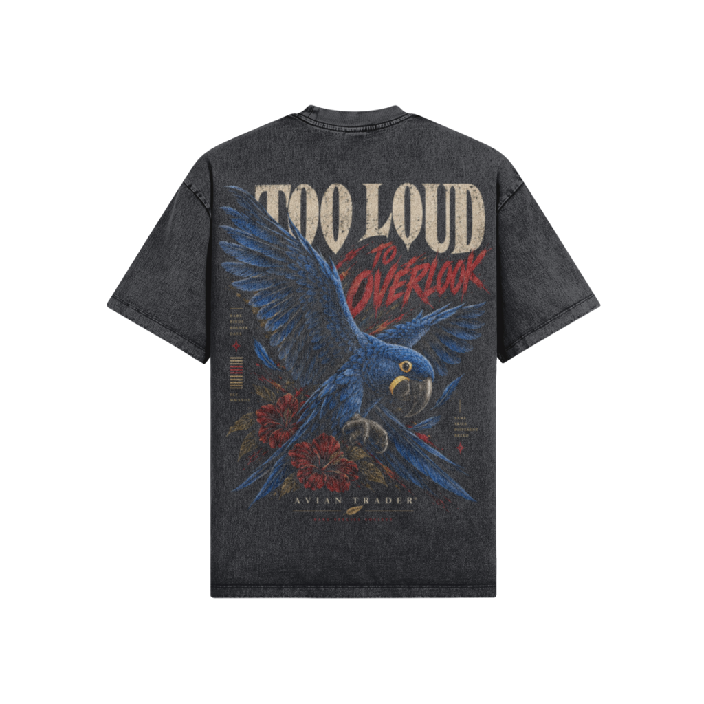 Too Loud To Overlook Oversized Worn Tee